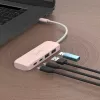 USB-C Hub j5create JCH342ER-N 4-Port Type-C Type-A Gen 2 10000 Mbit/s ροζ