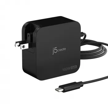 j5create 102W GaN PD USB-C 2-Port φορτιστής με εναλλασσόμενα βύσματα