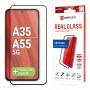 Displex Full Cover Screen Protector (10H) για Samsung Galaxy A35/A55 5G, Eco-Montagerahmen, Full Cover