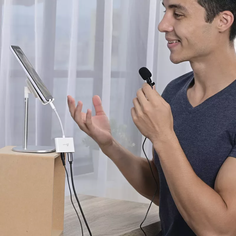 j5create JCA122 USB-C® σε 3,5-mm-Αντάπτορας ήχου με Power Delivery, Μαύρο