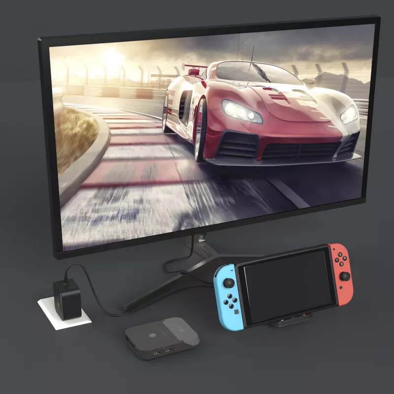 j5create JCD620 Mini Docking Station για Nintendo Switch™, μαύρο