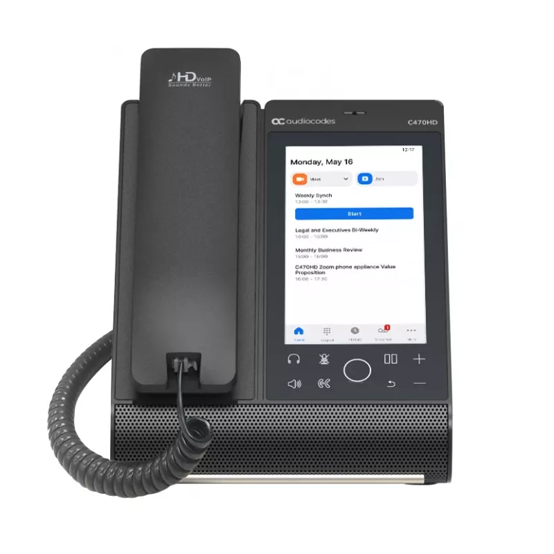 IP-Τηλέφωνο AudioCodes Teams C470HD PoE GbE Ενσύρματο ακουστικό Android