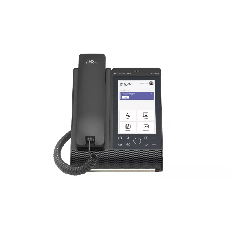 IP-Τηλέφωνο AudioCodes Teams C470HD PoE GbE Ενσύρματο ακουστικό Android