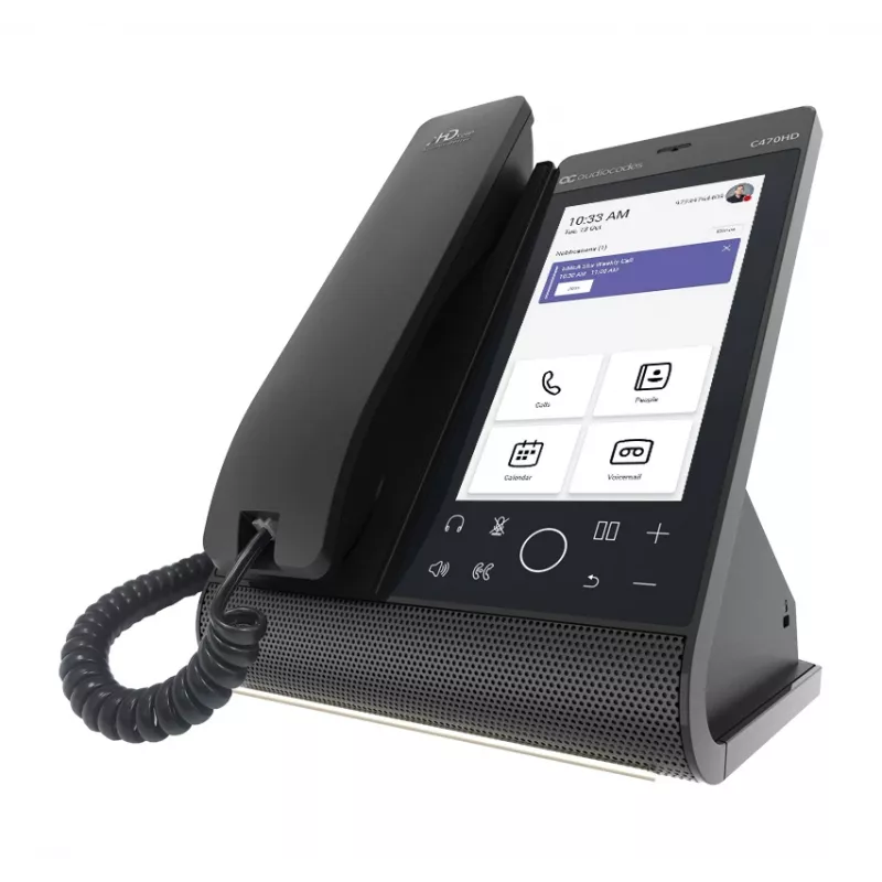 IP-Τηλέφωνο AudioCodes Teams C470HD PoE GbE Ενσύρματο ακουστικό Android
