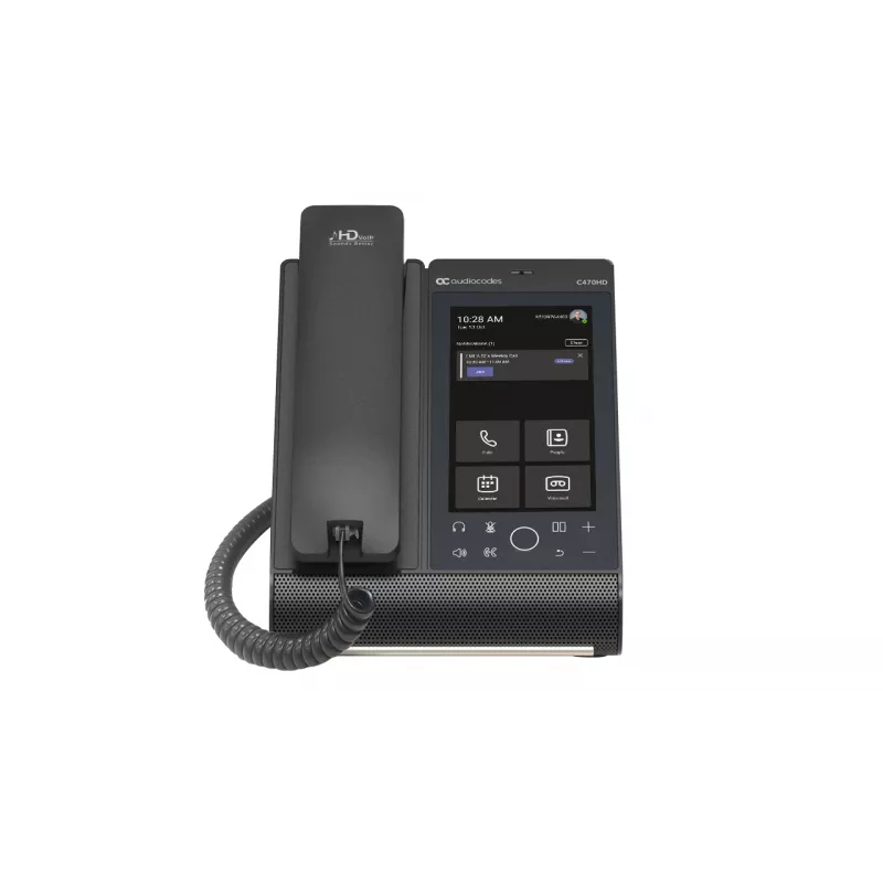 IP-Τηλέφωνο AudioCodes Teams C470HD PoE GbE Ενσύρματο ακουστικό Android