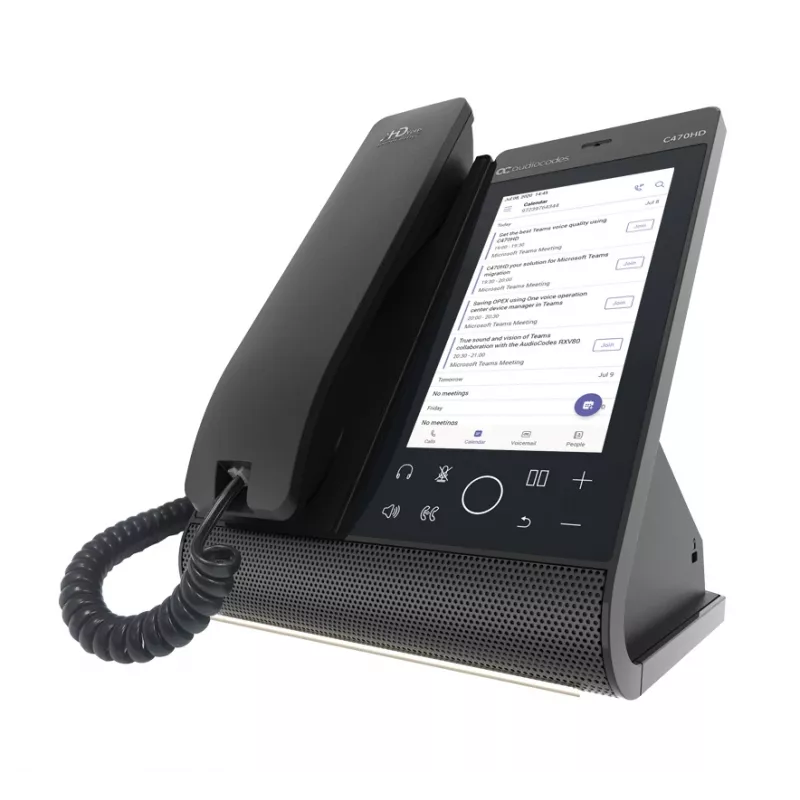 IP-Τηλέφωνο AudioCodes Teams C470HD PoE GbE Ενσύρματο ακουστικό Android