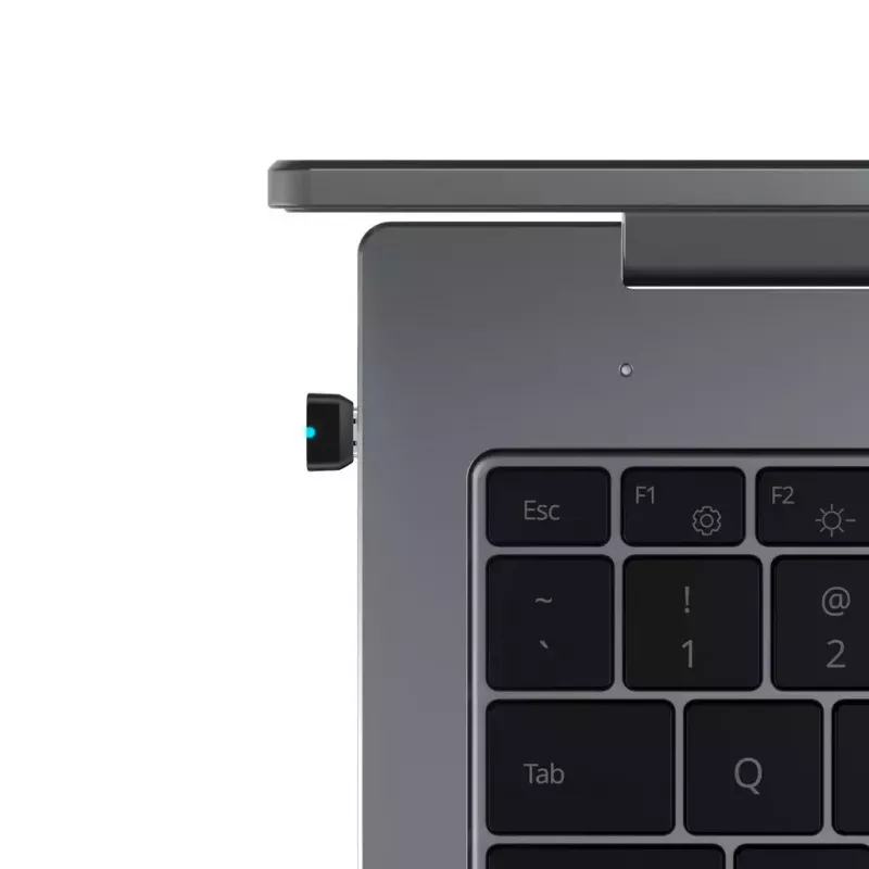 Δέκτης USB SHOKZ Loop120 προσαρμογέας USB-C πλαστικό ανοξείδωτο χάλυβας μαύρο