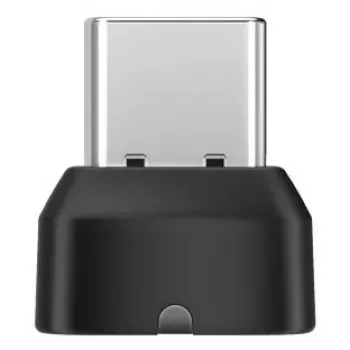 Δέκτης USB SHOKZ Loop120 προσαρμογέας USB-C πλαστικό ανοξείδωτο χάλυβας μαύρο