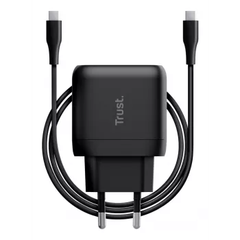 TRUST Φορτιστής USB-C MAXO 45W GaN – Φορτιστής ταχείας φόρτισης USB-C 45W