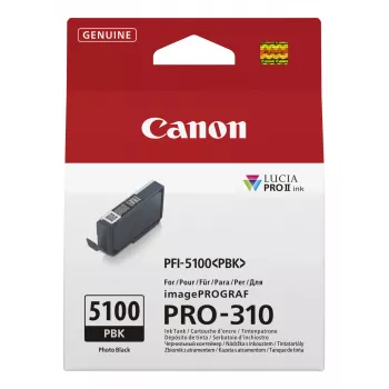 Canon PFI-5100 PBK μελανοδοχείο 1 τεμ. γνήσιο φωτογραφικό μαύρο