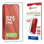 Displex Premium μεμβράνη προστασίας οθόνης (Full Cover, 10H) για Samsung Galaxy S25 Edge, οικολογικό πλαίσιο τοποθέτησης, Full Cover
