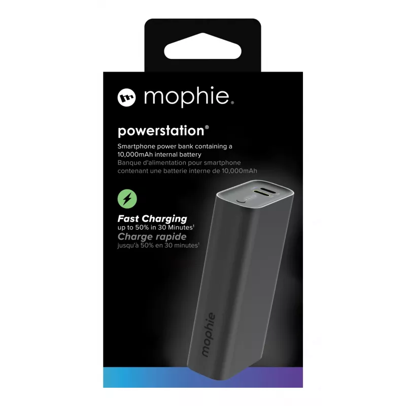 Powerbank mophie Powerstation 10000 mAh μαύρο 2 USB Type-C