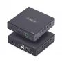 StarTech.com HDMI KVM Extender μέσω δικτύου IP, 4K 60Hz, χωρίς drivers, HDMI και USB μέσω Ethernet/CAT6, AVoIP, κιτ πομπού και δέκτη, περιλαμβάνει σετ τοποθέτησης