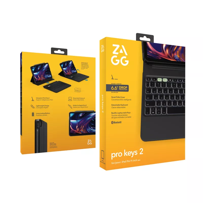 ZAGG Pro Keys 2 QWERTZ γερμανικό Bluetooth μαύρο