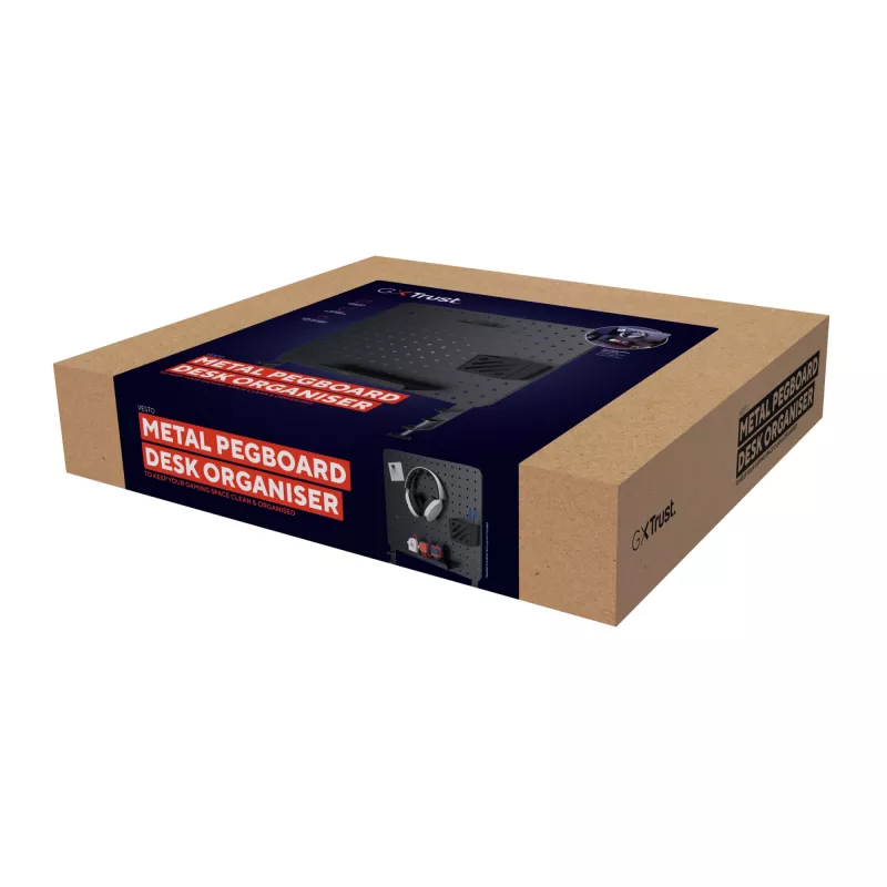 Σετ οργάνωσης γραφείου Trust GXT 724 Vesto Μαύρο 600x20x470 mm