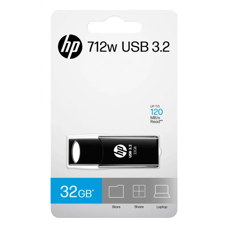 HP 712w USB stick 32 GB USB Type-A 3.2 Gen 1 (3.1 Gen 1) Μαύρο