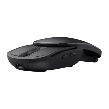Ποντίκι TRUST Travel αμφιδέξιο RF Wireless 2400 DPI, 6 κουμπιά, μαύρο
