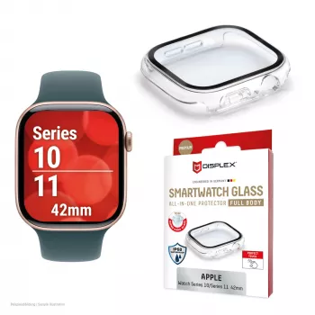 Full Body Protector e.v.i. DISPLEX Apple Series 10 42mm Διαφανές — Μεμβράνη πλήρους κάλυψης για Apple Watch Series 10 42mm