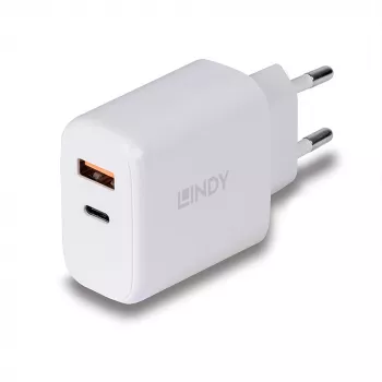 Lindy 73424 φορητός φορτιστής Universal Λευκό AC γρήγορη φόρτιση Indoor