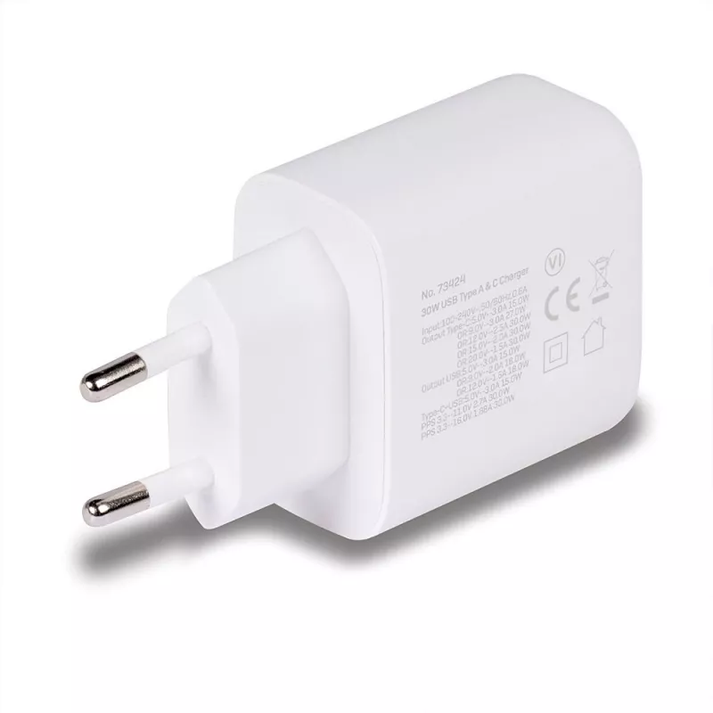 Lindy 73424 φορητός φορτιστής Universal Λευκό AC γρήγορη φόρτιση Indoor
