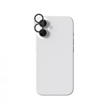 ZAGG InvisibleShield Glass Elite προστατευτικό φακού κάμερας για Apple iPhone 16/16 Plus, μαύρο