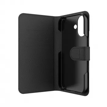 ZAGG Folio θήκη για Apple iPhone 17, δερμάτινη, μαύρη