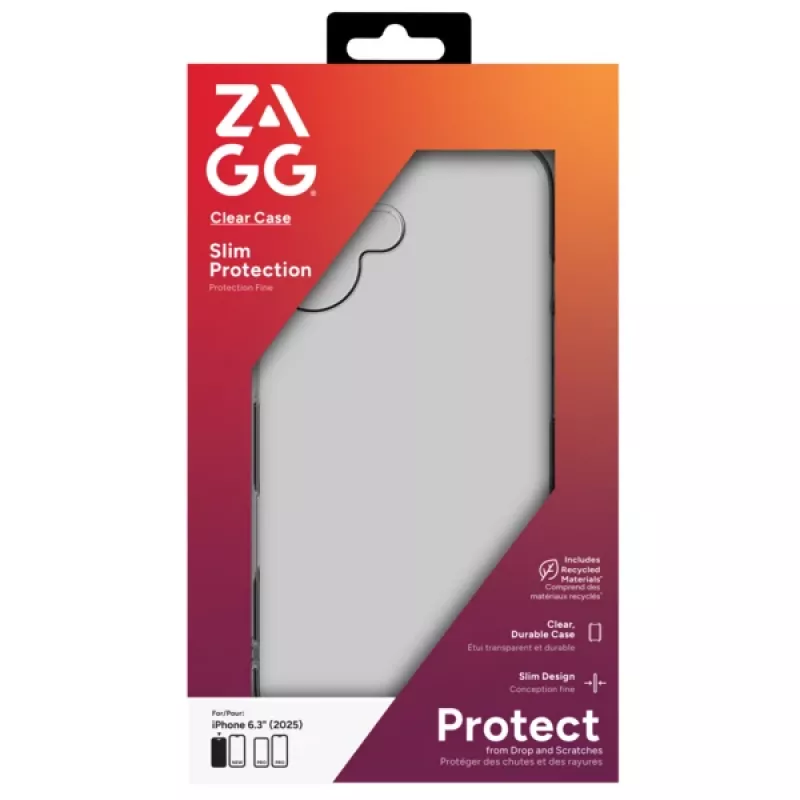 ZAGG 702319251 διάφανη θήκη για Apple iPhone 17, TPU, διαφανής