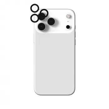 Προστασία φακών InvisibleShield Glass Elite (CameraRings) για Apple iPhone 17 Pro/17 Pro Max 16 Pro/16 Pro Max/15 Pro/15 Pro Max μαύρο