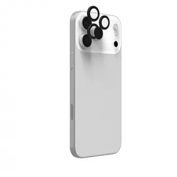 Προστασία φακών InvisibleShield Glass Elite (CameraRings) για Apple iPhone 17 Pro/17 Pro Max 16 Pro/16 Pro Max/15 Pro/15 Pro Max μαύρο