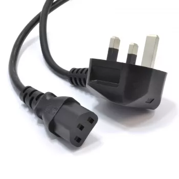 Origin Storage C13 (Kettle) σε καλώδιο τροφοδοσίας UK, 1,8 m, βύσμα αρσενικό τύπου G, υποδοχή θηλυκή C13