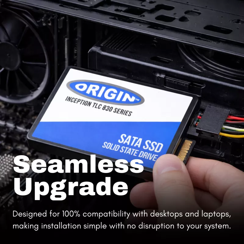 Origin Storage Inception TLC830P Series OTLC5123DSATA/2.5 SSD 512 GB, 2,5 ιντσών SATA III, 3D TLC, 6 Gb/s, 7 mm