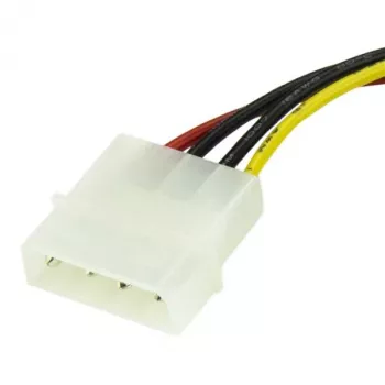 StarTech.com 15 cm 4 Pin LP4 σε SATA αντάπτορας καλωδίου τροφοδοσίας, Molex (4-pin), SATA 15-pin, 0,152 m, αρσενικό βύσμα, ευθύ, ευθύ