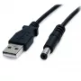 StarTech.com καλώδιο USB σε τροφοδοσίας 5,5 mm – Type M Barrel – 2 m, 2 m, USB, Barrel Type M