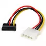 StarTech.com αντάπτορας καλωδίου τροφοδοσίας 4 Pin LP4 σε γωνιακό αριστερά SATA 6in