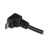 StarTech.com καλώδιο Micro-USB 2m - A σε γωνιακό Micro-B, 2 m, USB A, Micro-USB B, USB 2.0, 0,48 Gbit/s, μαύρο