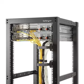 StarTech.com πολυκατευθυντικό κάθετο άγκιστρο D-ring διαχείρισης καλωδίων rack διακομιστή 6 x 10 cm (2,4 x 3,9 ίντσες)