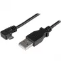 StarTech.com καλώδιο φόρτισης και συγχρονισμού Micro-USB M/M - γωνιακό Micro-USB - 30/24 AWG - 1 m (3 ft.)