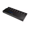 StarTech.com Standalone 1 to 15 USB Thumb Drive Duplicator and Eraser, Multiple USB Flash Drive Copier, System and File and Whole-Drive Copy at 1.5 GB/min, Single and 3-Pass Erase, LCD Display - TAA