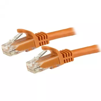 StarTech.com N6PATC150CMOR καλώδιο σύνδεσης Ethernet CAT6 1,5 m, 10 Gigabit, 650 MHz, 100 W PoE, Snagless RJ45, UTP, 24 AWG, πορτοκαλί
