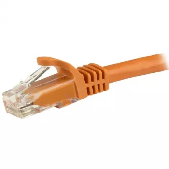StarTech.com N6PATC150CMOR καλώδιο σύνδεσης Ethernet CAT6 1,5 m, 10 Gigabit, 650 MHz, 100 W PoE, Snagless RJ45, UTP, 24 AWG, πορτοκαλί