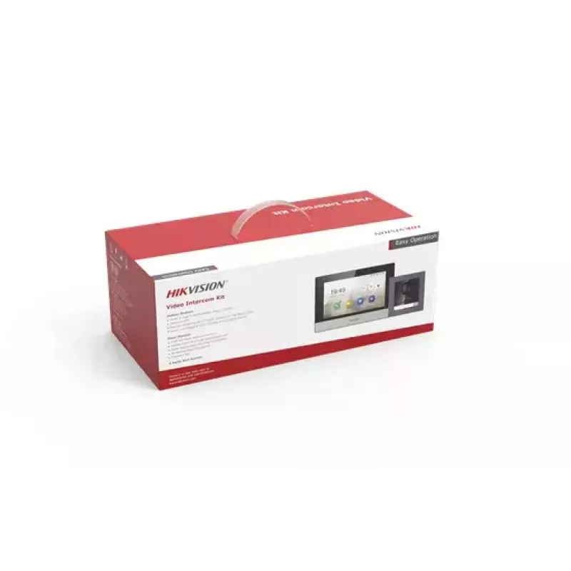 Βίντεο θυροτηλεόραση Hikvision DS-KIS602 2 MP 7 ίντσες μαύρο γκρι