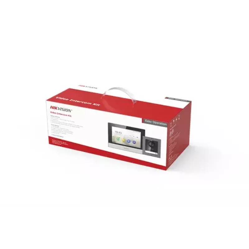 Βίντεο θυροτηλεόραση Hikvision DS-KIS602 2 MP 7 ίντσες μαύρο γκρι
