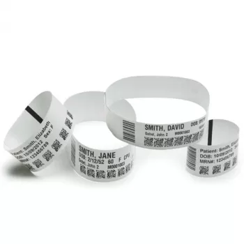 Zebra Z-Band Ultrasoft 25 x 279mm Μαύρο, Λευκό