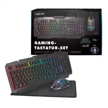 Πληκτρολόγιο gaming με ποντίκι LogiLink ID0185