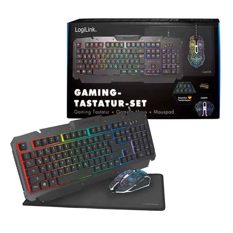 Πληκτρολόγιο gaming με ποντίκι LogiLink ID0185