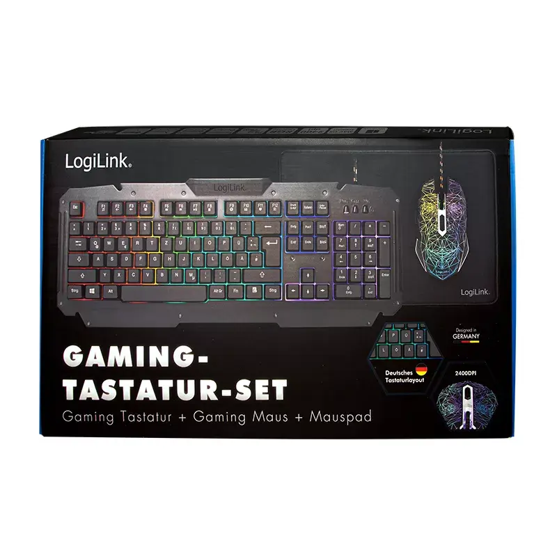 Πληκτρολόγιο gaming με ποντίκι LogiLink ID0185