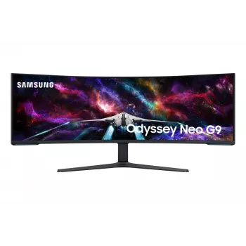 Samsung G95NC Οθόνη υπολογιστή 144,8 cm (57 ίντσες) 7680 x 2160 Dual UHD QLED Λευκό