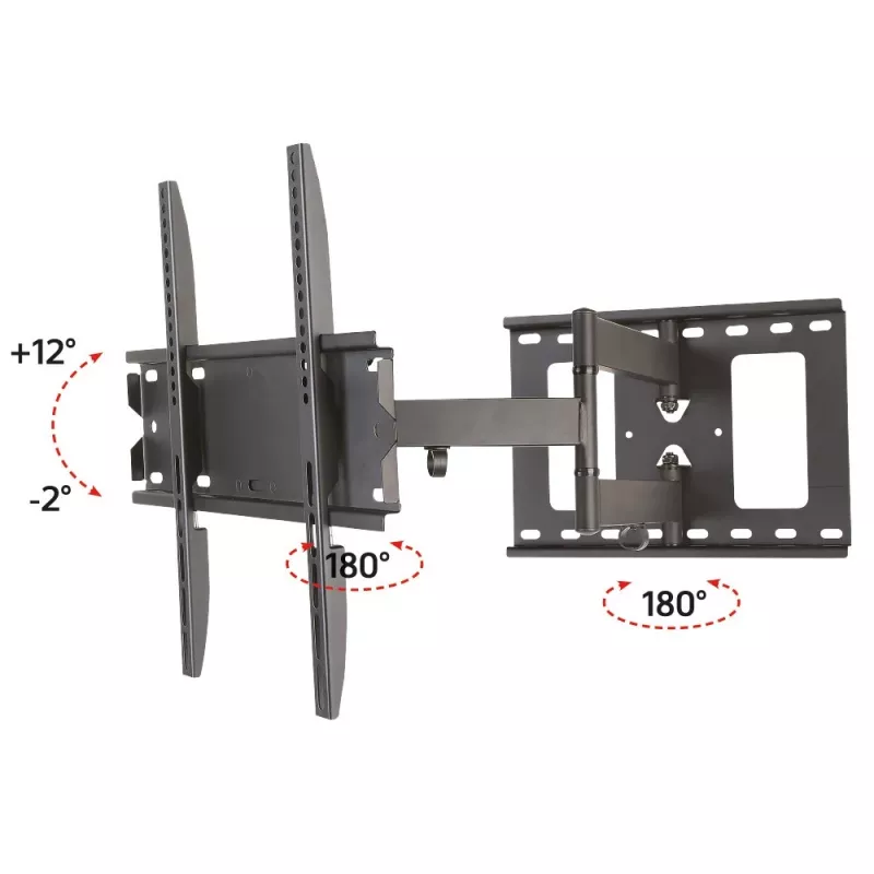 Techly ICA-PLB 148M Βάση τοίχου τηλεόρασης 139,7 cm (55 ίντσες) Μαύρο