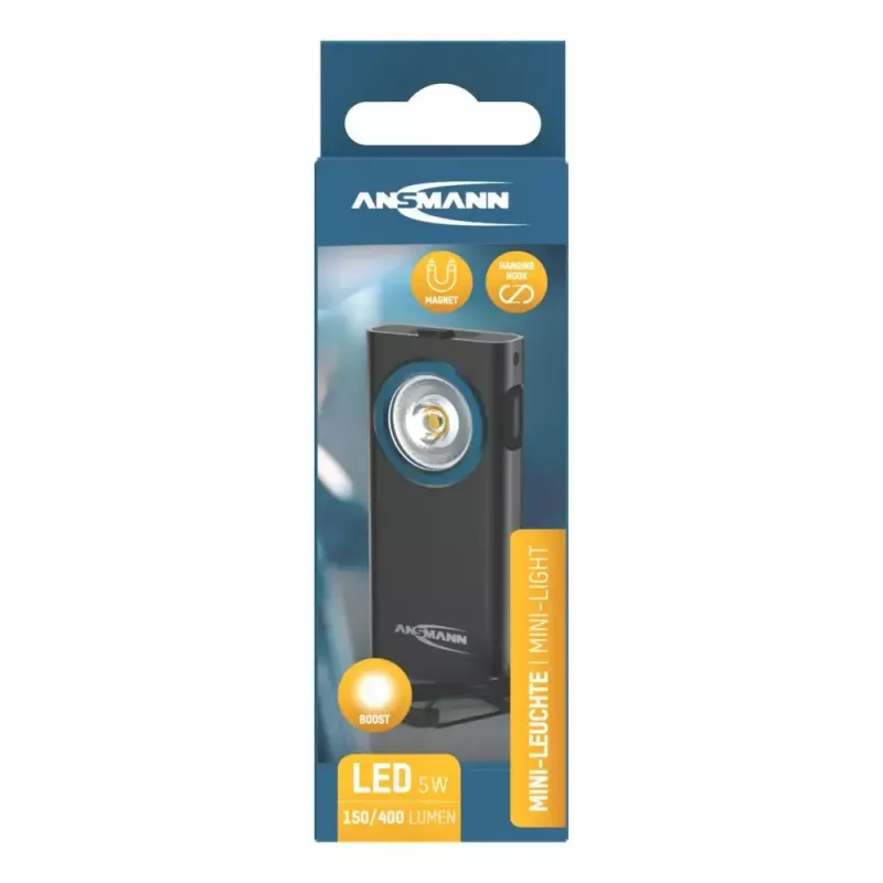 Φακός μπρελόκ Ansmann ML400R Μαύρο LED 5W επαναφορτιζόμενος USB