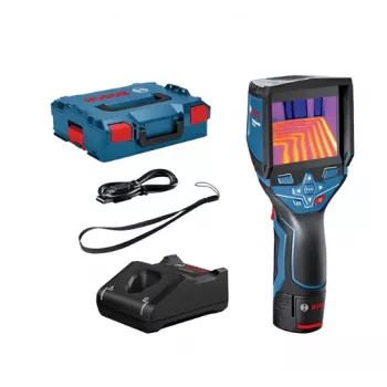 Bosch GTC 400 C Professional Ισοδύναμη διαφορά θερμοκρασίας θορύβου (NETD) Μαύρο, Μπλε 2000 mAh 160 x 120 Pixel ενσωματωμένη οθόνη